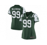 Women's Nike New York Jets #99 Steve McLendon Limited Green Team Color NFL Jersey