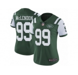 Women's Nike New York Jets #99 Steve McLendon Vapor Untouchable Limited Green Team Color NFL Jersey