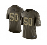 Youth Nike New York Jets #50 Darron Lee Limited Green Salute to Service NFL Jersey