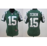nike women nfl jerseys new york jets #15 tebow green[nike]