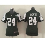 nike women nfl jerseys new york jets #24 revis green[nike]