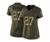 nike women nfl jerseys new york jets #27 dee milliner army green[nike Limited Salute To Service]