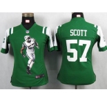 nike women nfl jerseys new york jets #57 scott green[portrait fashion]