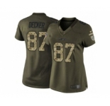nike women nfl jerseys new york jets #87 decker army green[nike Limited Salute To Service][decker]