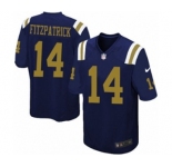 Youth Nike New York Jets #14 Ryan Fitzpatrick Navy Blue Alternate NFL Jersey