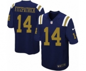 Youth Nike New York Jets #14 Ryan Fitzpatrick Navy Blue Alternate NFL Jersey