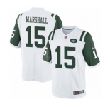 Youth Nike New York Jets #15 Brandon Marshall White NFL Jersey