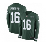 Youth Nike New York Jets #16 Terrelle Pryor Sr. Limited Green Therma Long Sleeve NFL Jersey