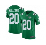 Youth Nike New York Jets #20 Marcus Williams Limited Green Rush NFL Jersey