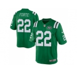 Youth Nike New York Jets #22 Matt Forte Green Stitched NFL Elite Rush Jersey