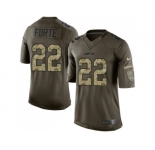 Youth Nike New York Jets #22 Matt Forte Green Stitched NFL Limited Salute to Service Jersey