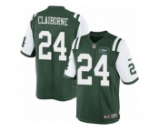 Youth Nike New York Jets #24 Morris Claiborne Limited Green Team Color NFL Jersey