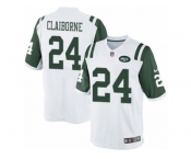 Youth Nike New York Jets #24 Morris Claiborne Limited White NFL Jersey