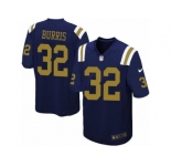 Youth Nike New York Jets #32 Juston Burris Limited Navy Blue Alternate NFL Jersey