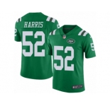 Youth Nike New York Jets #52 David Harris Limited Green Rush NFL Jersey