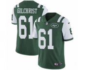 Youth Nike New York Jets #61 Spencer Long Green Team Color Vapor Untouchable Limited Player NFL Jersey