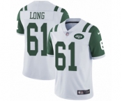Youth Nike New York Jets #61 Spencer Long White Vapor Untouchable Limited Player NFL Jersey
