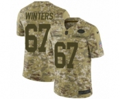 Youth Nike New York Jets #67 Brian Winters Limited Camo 2018 Salute to Service NFL Jersey