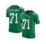 Youth Nike New York Jets #71 Ben Ijalana Limited Green Rush NFL Jersey