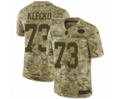 Youth Nike New York Jets #73 Joe Klecko Limited Camo 2018 Salute to Service NFL Jersey