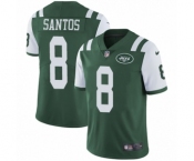 Youth Nike New York Jets #8 Cairo Santos Green Team Color Vapor Untouchable Limited Player NFL Jersey