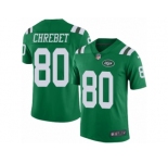Youth Nike New York Jets #80 Wayne Chrebet Limited Green Rush NFL Jersey