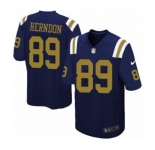 Youth Nike New York Jets #89 Chris Herndon Elite Navy Blue Alternate NFL Jersey