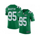 Youth Nike New York Jets #95 Josh Martin Limited Green Rush Vapor Untouchable NFL Jersey