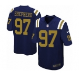Youth Nike New York Jets #97 Nathan Shepherd Limited Navy Blue Alternate NFL Jersey