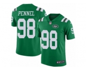 Youth Nike New York Jets #98 Mike Pennel Limited Green Rush NFL Jersey