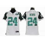 nike youth nfl jerseys new york jets #24 revis white[nike]