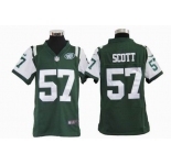 nike youth nfl jerseys new york jets #57 scott green[nike]