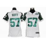 nike youth nfl jerseys new york jets #57 scott white[nike]