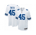 Men Nike Dallas Cowboys #45 Rod Smith Game White NFL Jersey