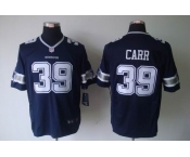 nike nfl jerseys dallas cowboys #39 carr blue[game]