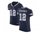 Nike Dallas Cowboys #12 Roger Staubach Navy Blue Team Color Men Stitched NFL Vapor Untouchable Elite Jersey