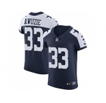 Nike Dallas Cowboys #33 Chidobe Awuzie Navy Blue Thanksgiving Men Stitched NFL Vapor Untouchable Throwback Elite Jersey