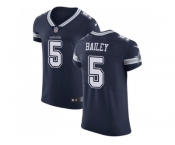 Nike Dallas Cowboys #5 Dan Bailey Navy Blue Team Color Men Stitched NFL Vapor Untouchable Elite Jersey