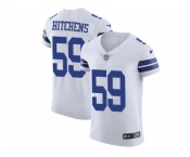 Nike Dallas Cowboys #59 Anthony Hitchens White Men Stitched NFL Vapor Untouchable Elite Jersey