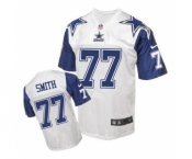 nike nfl jerseys dallas cowboys #77 Tyron Smith Throwback white[Elite]