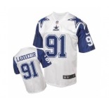 nike nfl jerseys dallas cowboys #91 L.P. Ladouceur Throwback white[Elite]
