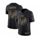 Men Dallas Cowboys #19 Amari Cooper Black Golden Edition 2019 Vapor Untouchable Limited Jersey