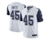 Men Nike Dallas Cowboys #45 Rod Smith Limited White Rush Vapor Untouchable NFL Jersey