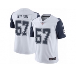 Men Nike Dallas Cowboys #57 Damien Wilson Limited White Rush Vapor Untouchable NFL Jersey