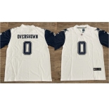 Men's Dallas Cowboys #0 DeMarvion Overshown White Vapor Untouchable Limited Stitched Football Jersey