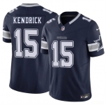 Men's Dallas Cowboys #15 Derion Kendrick Navy 2026 F.U.S.E Vapor Untouchable Limited Stitched Football Jersey