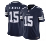 Men's Dallas Cowboys #15 Derion Kendrick Navy 2026 F.U.S.E Vapor Untouchable Limited Stitched Football Jersey