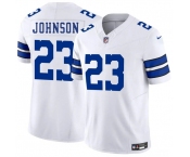 Men's Dallas Cowboys #23 Buddy Johnson White 2025 F.U.S.E. Vapor Untouchable Limited Football Stitched Jersey