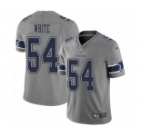 Men's Dallas Cowboys #54 Randy White Limited Gray Inverted Legend Football Jersey