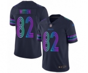 Men's Dallas Cowboys #82 Jason Witten Limited Navy Blue City Edition Football Jersey